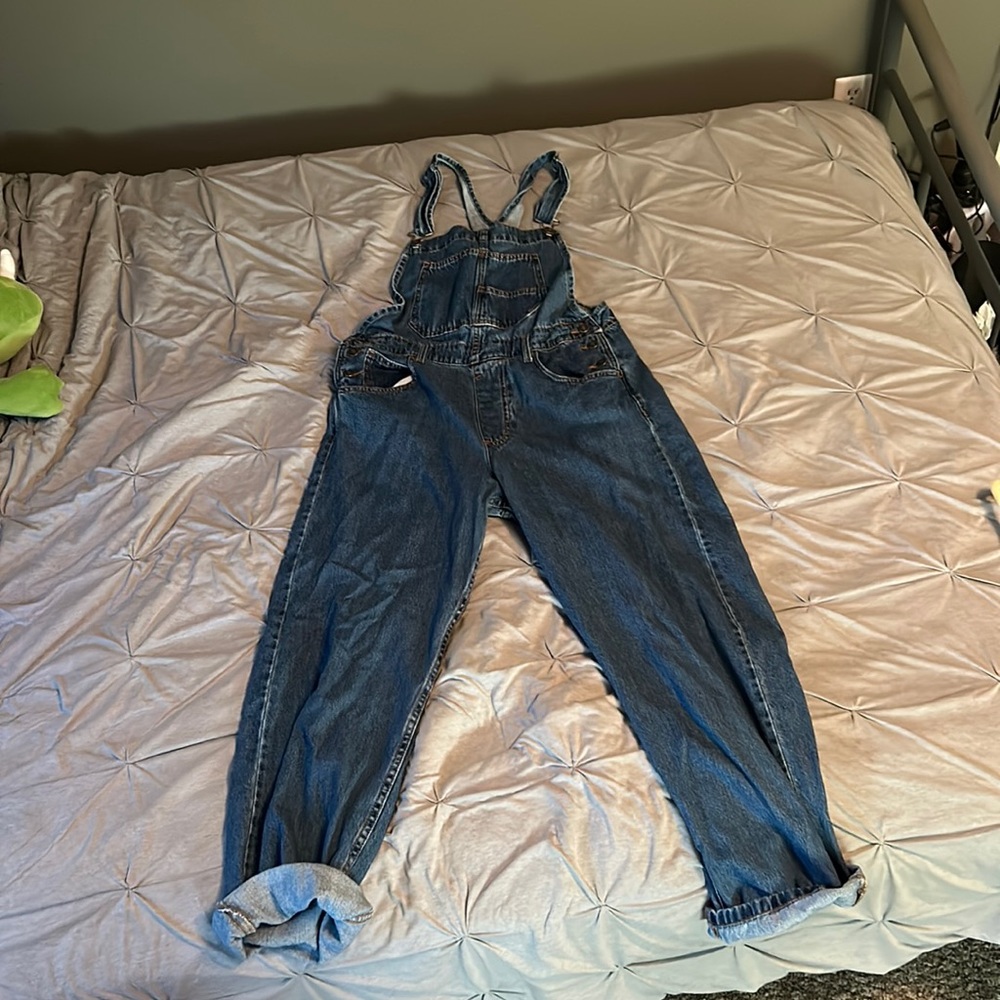 Free people baggy overalls size medium